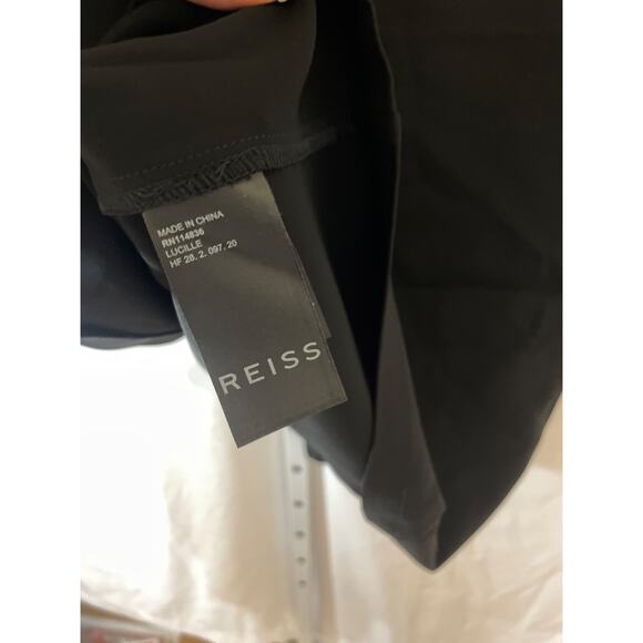 NWT Reiss Lucille Long Pencil Skirt - Women Size 6 - Black - Picture 5 of 6